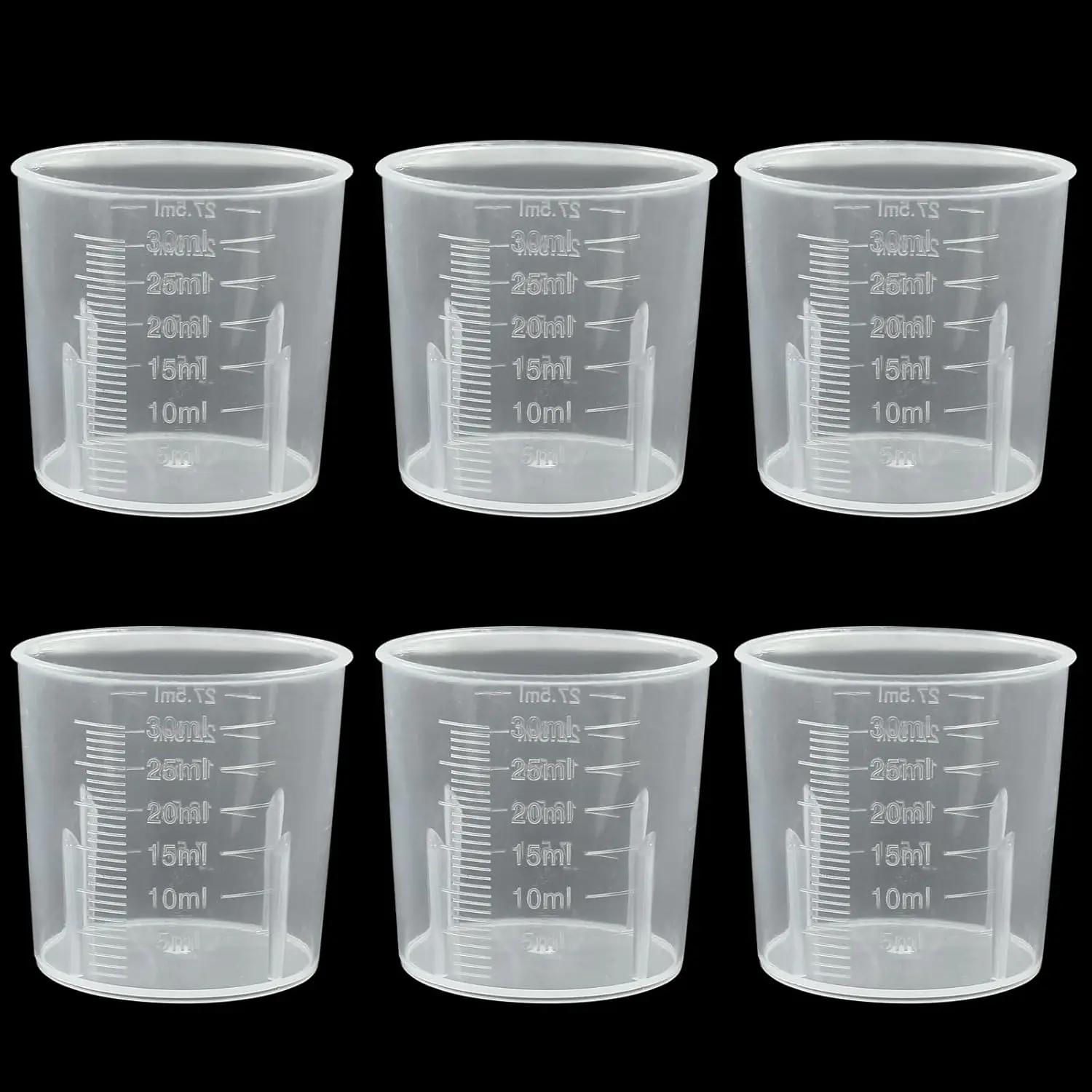 10ml15ml20ml30ml plastic measuring cup measuring cylinder pp with scale medicine cup Laboratory Tool