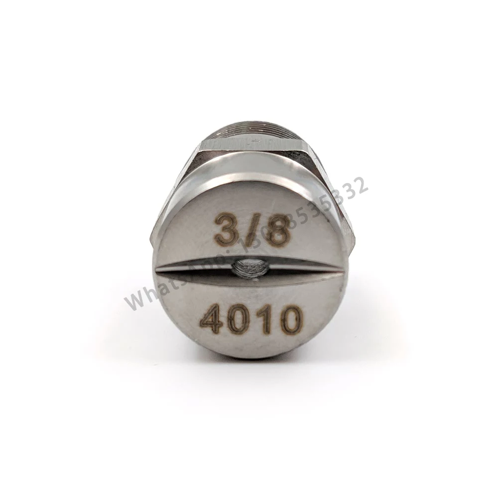 Industrial HU Hvv 1/4' 304 316 Stainless Steel Brass Flat Fan Spray Nozzle for Cleaning Washing