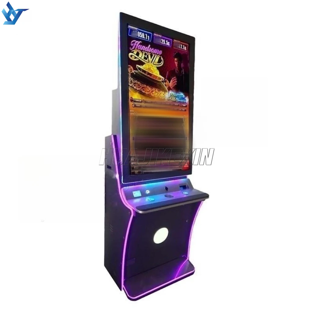 HJKX High Quality New Fusion 5 PCB Board Game 5In1 Multi Game 43 Inch Touch Screen Monitor Button Game Cabinet