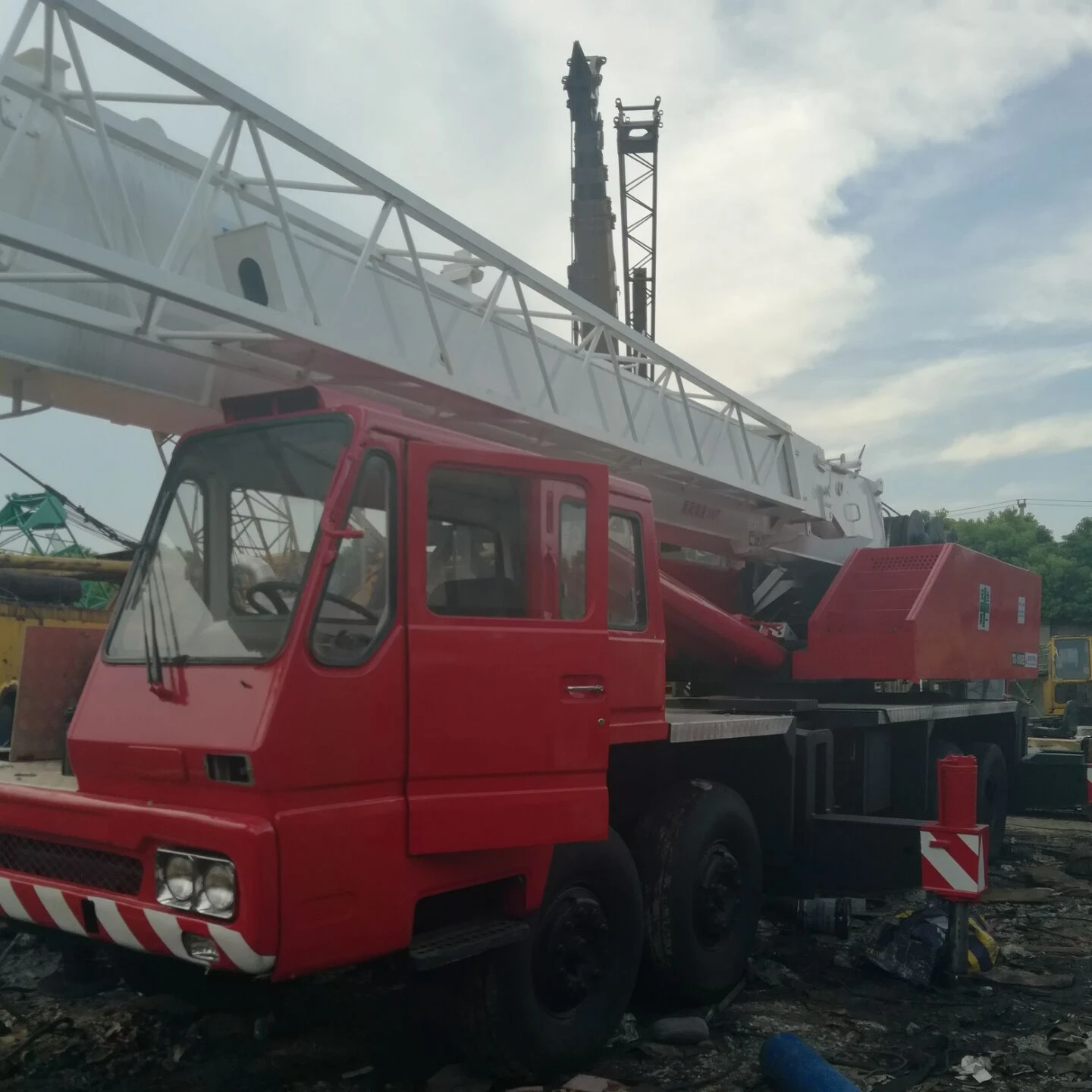 Used Truck Cranes Tadano 50 Ton  Four Jib Cranes
