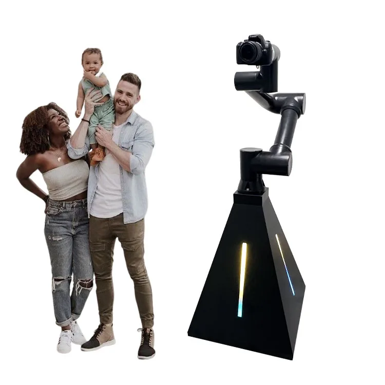 2024 RMS Factory direct sales Newest Glambot universal arm collaborative waterproof robot Photo Booth With Software For Party