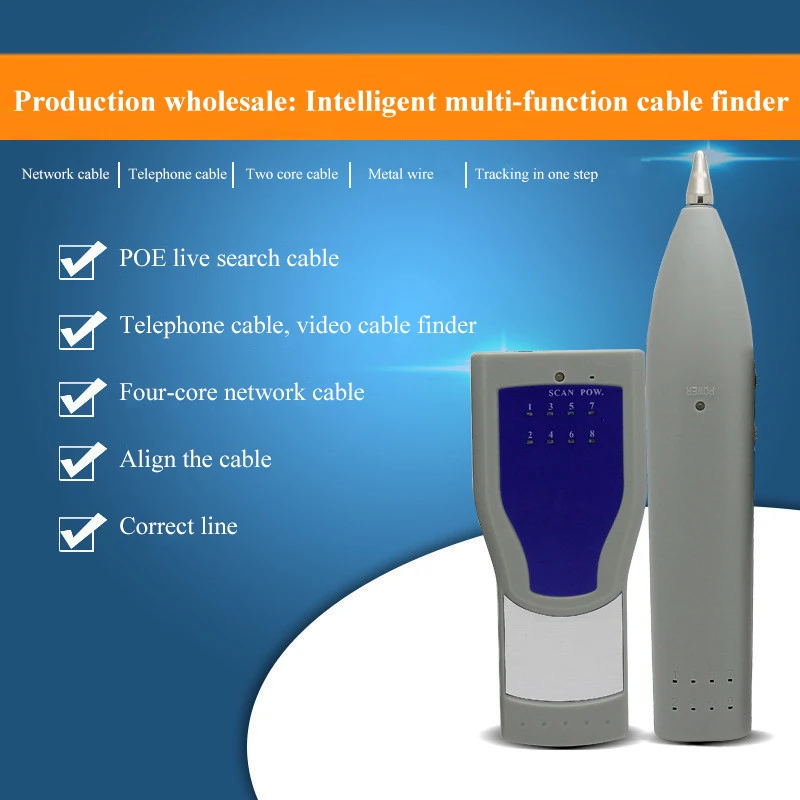 RJ11 RJ45 Cat5 Cat6 Телефонный Провод Tracker Tracer тонер локальной сети Ethernet кабельный тестер детектор линии Finder