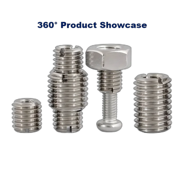 Stainless Steel Custom Products Stainless Steel Threaded Inserts Internal And External Thread Insert Nut