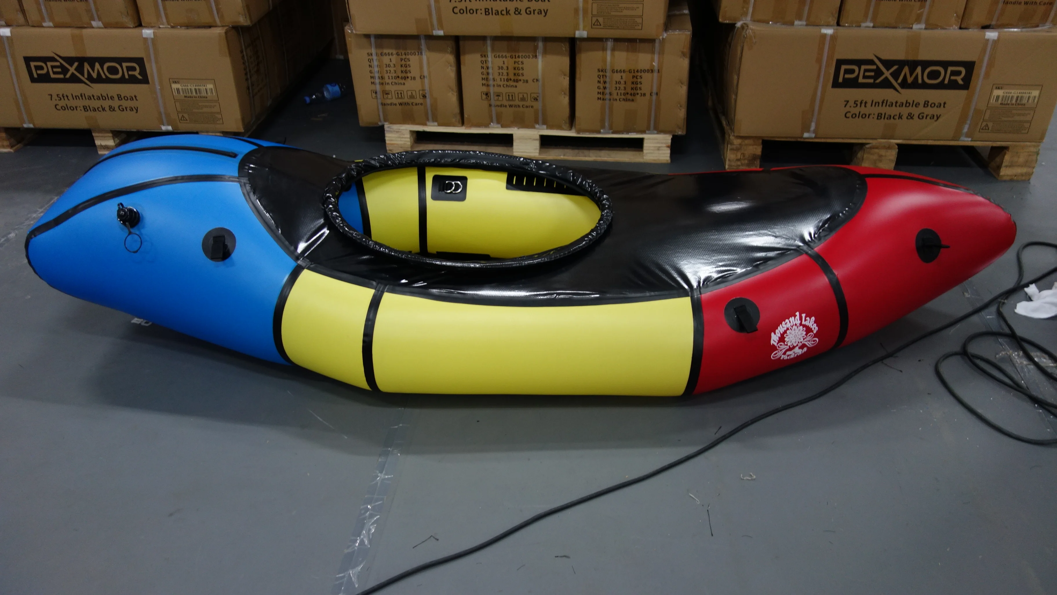 Europe Style Factory Price multi color  Pack Raft Paddle Packraft for Sale