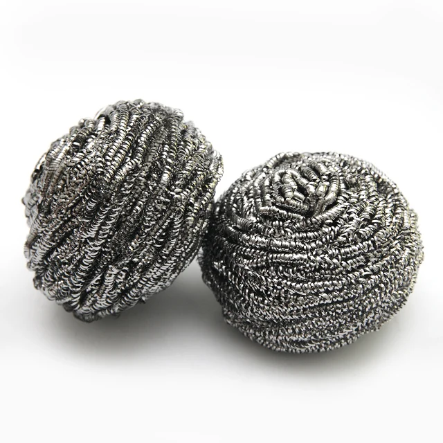 60g*1Stainless Steel Scrubber Scourer Cleaning Steel Sponge and Scouring Pads for Kitchen Cleaning