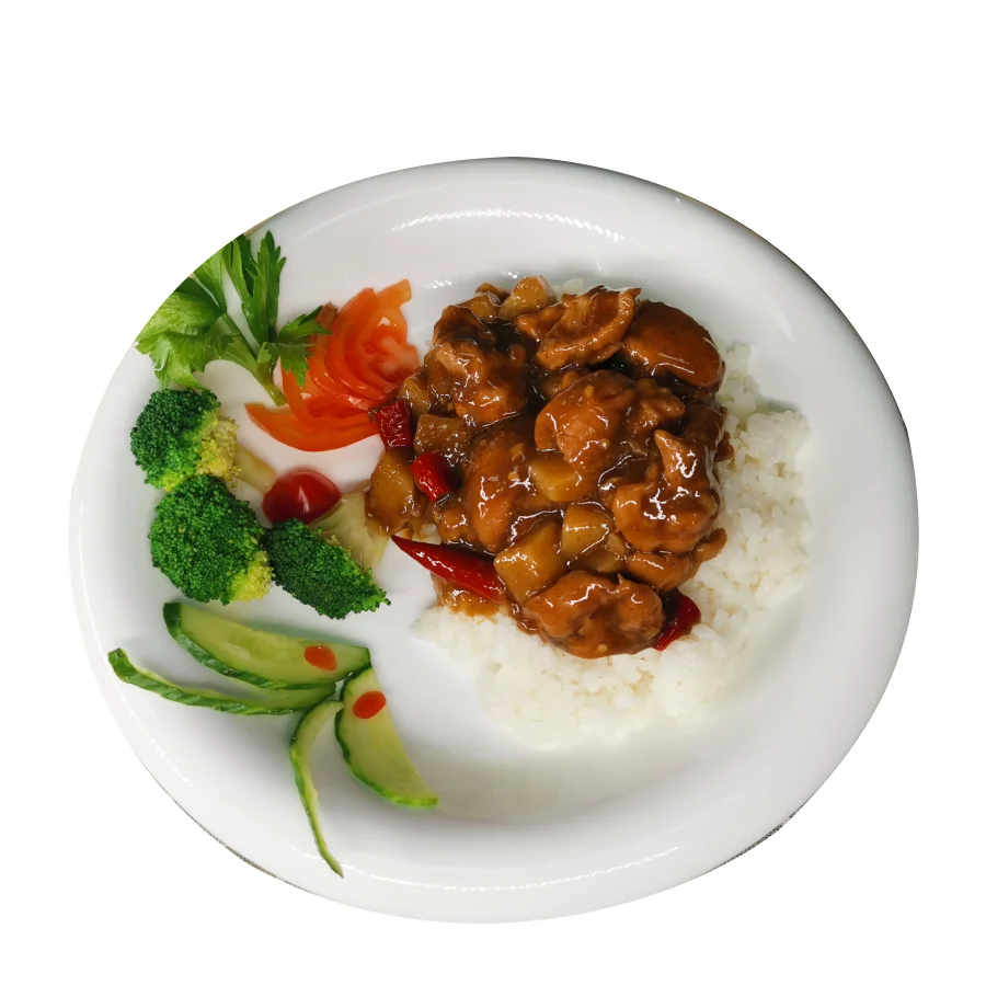  Прочная и высококачественная жареная курица с картофелем перцами мгновенная еда легко