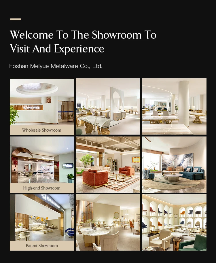 Custom furniture foshan nesting round end side coffee table gold stainless steel  living room marble coffee table set luxury