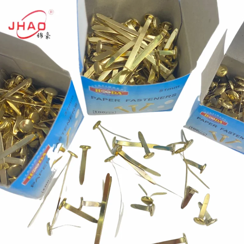 12MM Crafting School Project Brass Fasteners Brass Brads Round Fasteners Mini Metal Brads