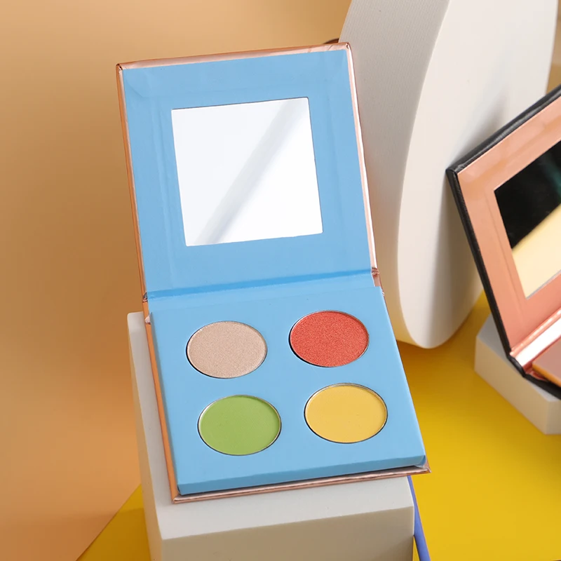 Newest Cosmetics paper eyeshadow palette heart shaped eyeshadow palette small eyeshadow palette