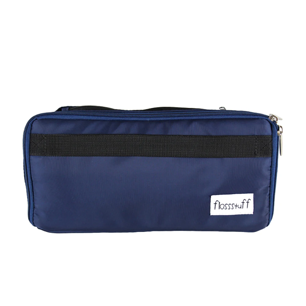 Wholesale Travel Bag Waterproof Cosmetic Case with Zipper and Hasp Fashionable Solid Nylon Style luxury makeup bag