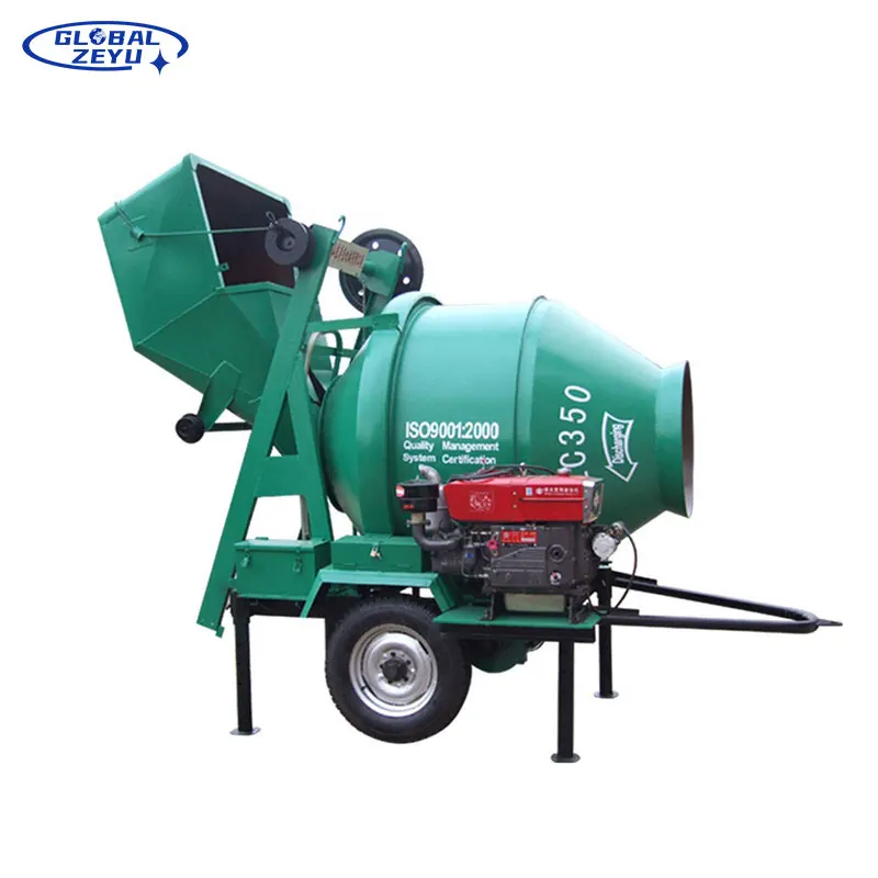 Good Sale Fully Automatic Jzc500 Drum Concrete Mixer 500L Electric Diesel Cement Sand Mixer For Construction Sites