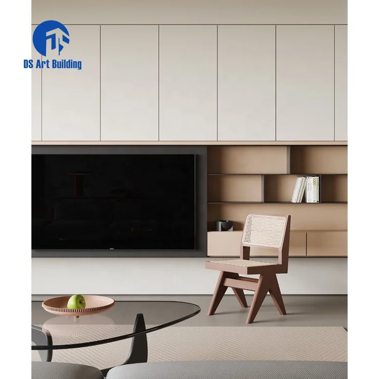 DS Modern Fashion Wooden Luxury Modern Design TV Stand TV Unit Wall Mounted Living Room TV Cabinet