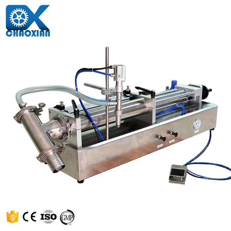 Semi Automatic Pneumatic E-cig Juice Filler Beer Serum Liquid Water Big Bottle Filling Machine