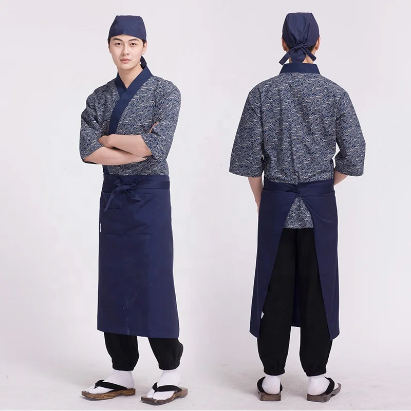 Традиционная форма шеф-повара izakaya Fukuya Teppanyaki из 100% хлопка