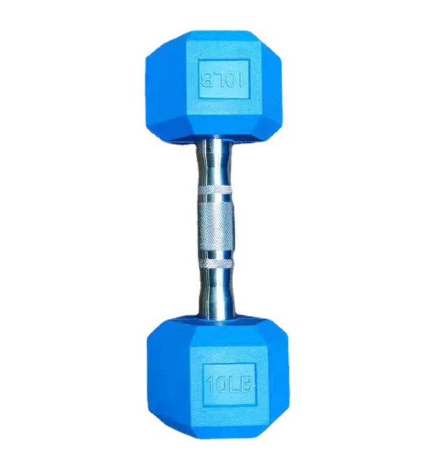 IronHawk dumbbells  Quality Colored Wrapped Weight-lifting Dumbbells rubber Coated Dumbbell