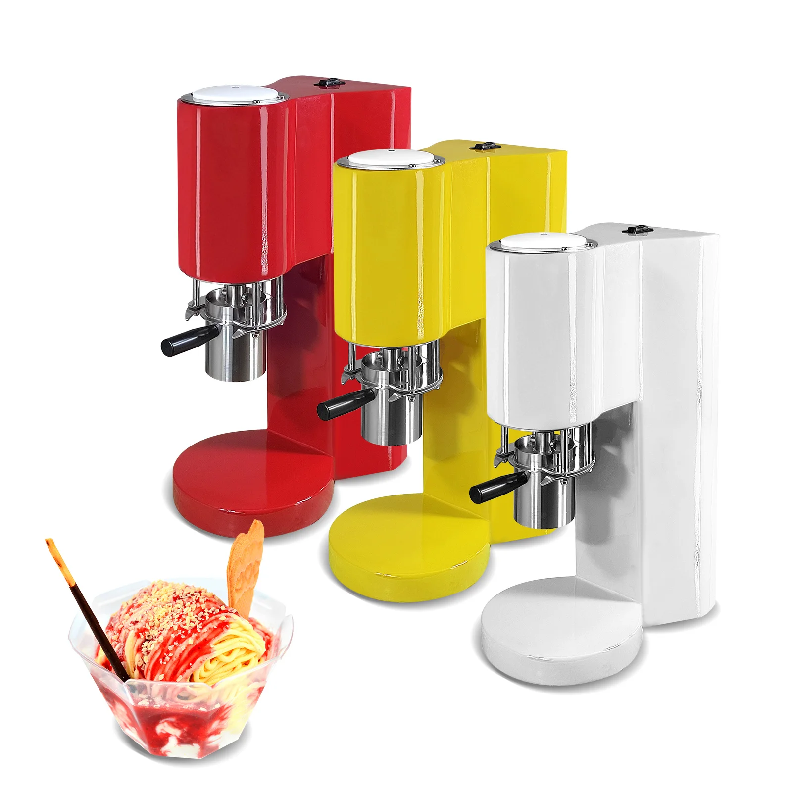 Kolice Italian gelato ice cream noodle shape making maker/ice cream spaghetti machine/gel spaghetti press ice cream machine