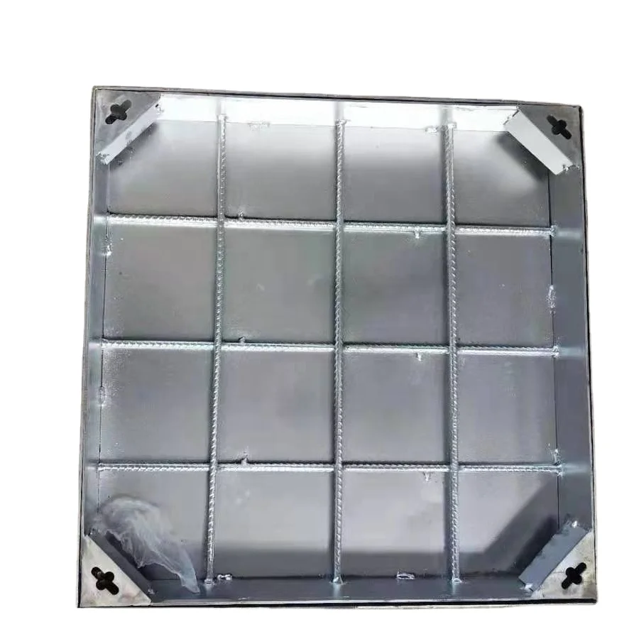 Популярная на заказ квадратная Встраиваемая крышка люка из нержавеющей стали