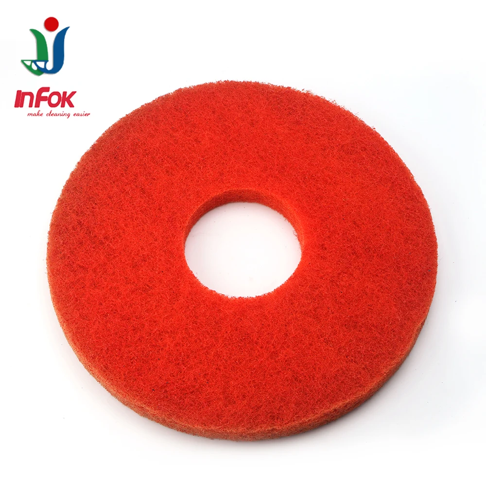 17 Inch High Quality Nylon Floor Cleaning Polishing Pad For Concrete