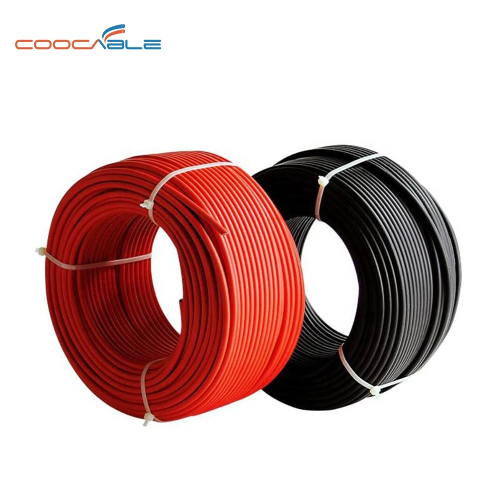solar power cables H1Z2Z2-K/PV1-F IEC62930  PV  DC wire Solar Cable 4mm 6mm 10mm2   for solar panel