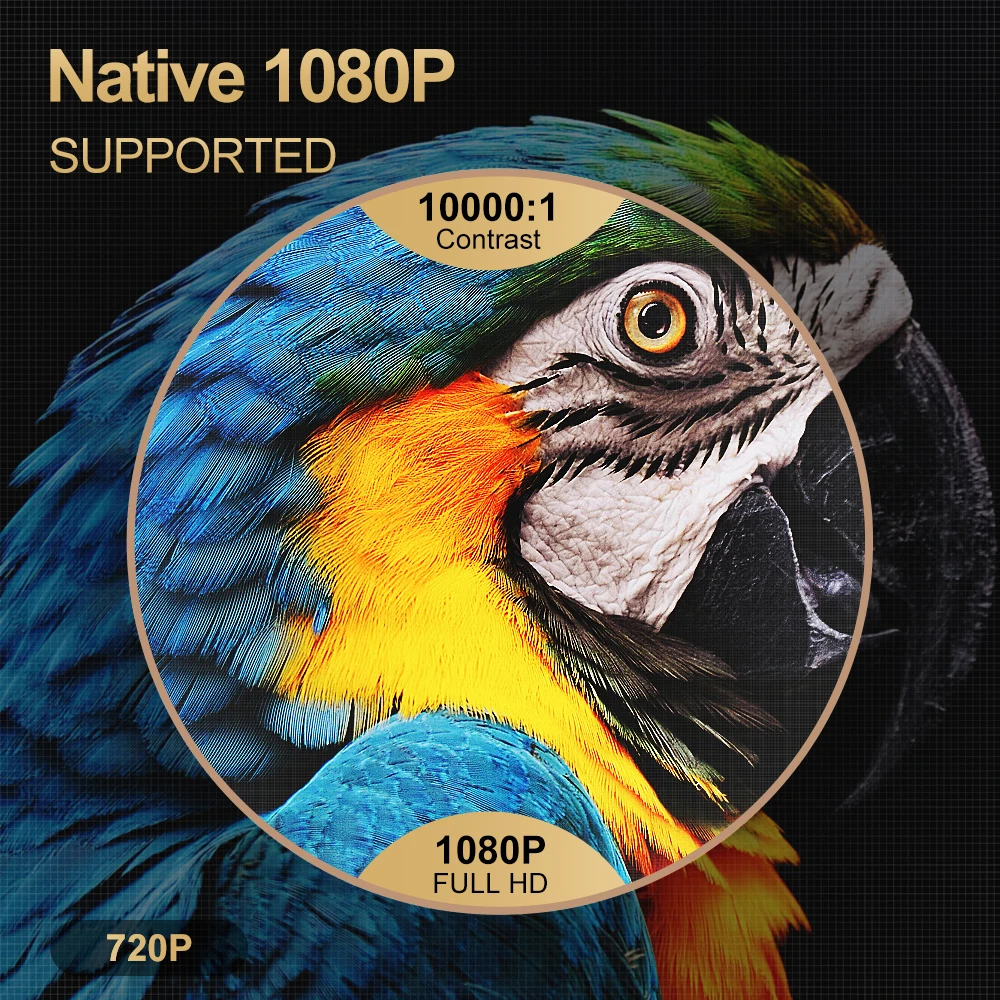 Touyinger Q10W Pro Projector   wifi android smart  home Theater 4k projector