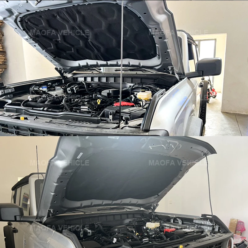 Car Interior Accessories Car Hood Heat Insulation Pad Soundproof Insulation Cotton For Ford Bronco 2/4 Door 2021 2022 2023