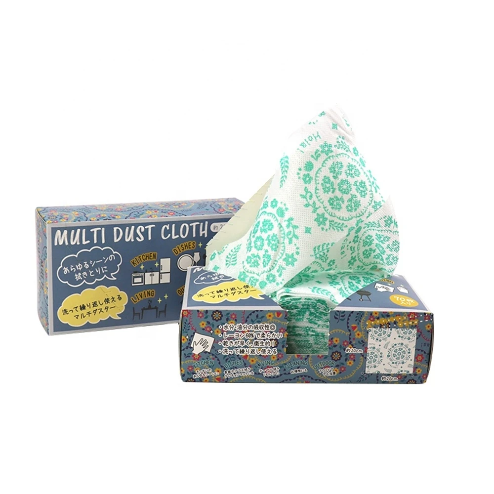 Non-Woven Fabric Eco-Friendly Microfiber Dish Cloths Non Woven Towel Household Disposable Kitchen Clean Cloth