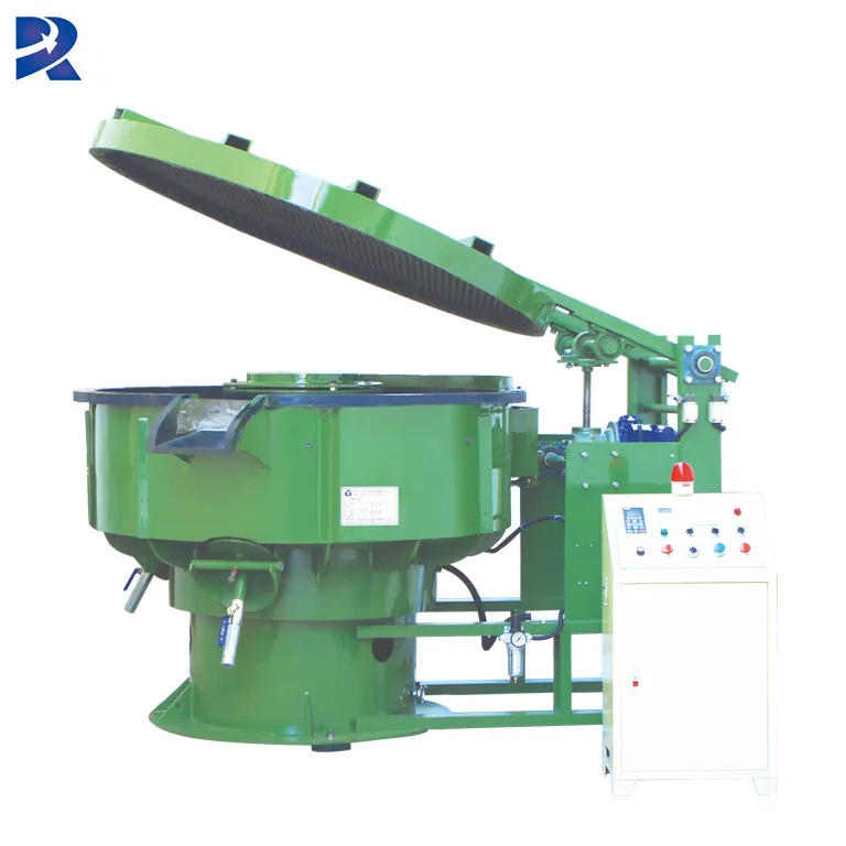 Vibratory Finishing Machine with Separator, Metal Vibration Polishing Tumbler Machine