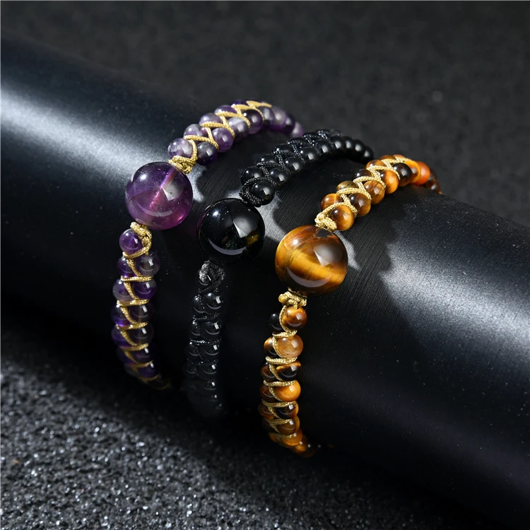 2024, оптовая продажа, модные ювелирные изделия из натурального камня, браслет из Лабрадорита, браслеты с бусинами на заказ