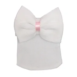 Free shipping infant newborn girl beanie ribbed organic woolen knitted baby hats ribbed knit hat baby knitted white baby hats