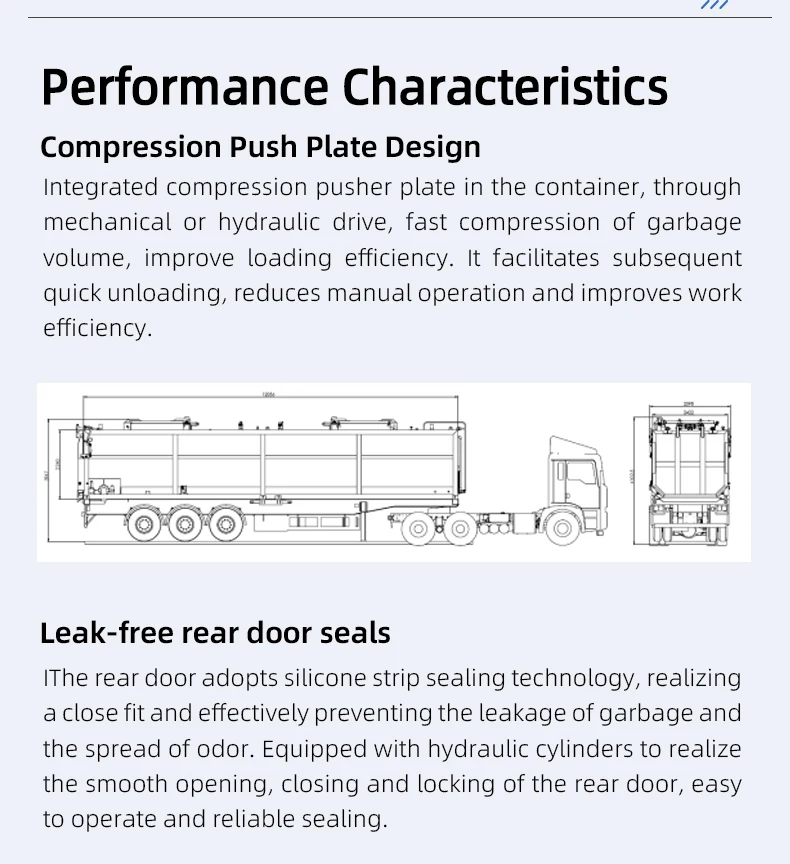 Hook Lift Waste Roll Off Dumpster Hook Lift Bin Container Hook Lift Waste Containers