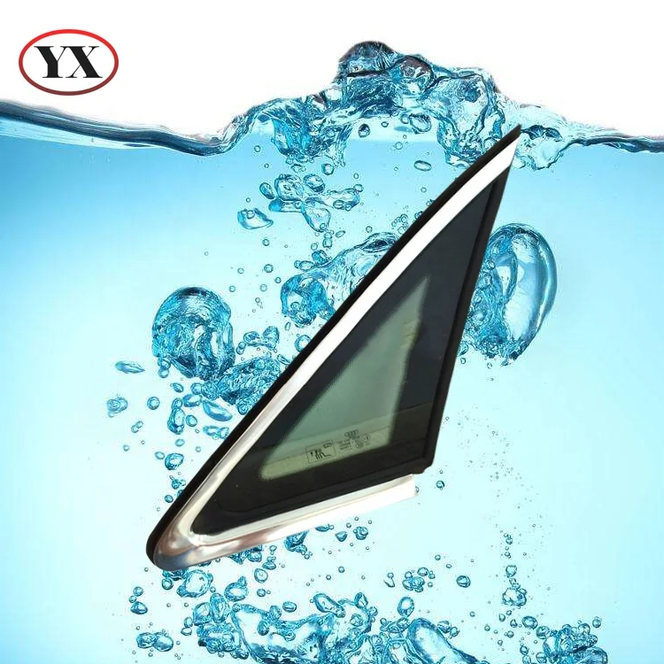 Xyg Автомобильная задняя треугольная оболочка для стекла с яркой отделкой из нержавеющей стали и резиновым уплотнением Epdm