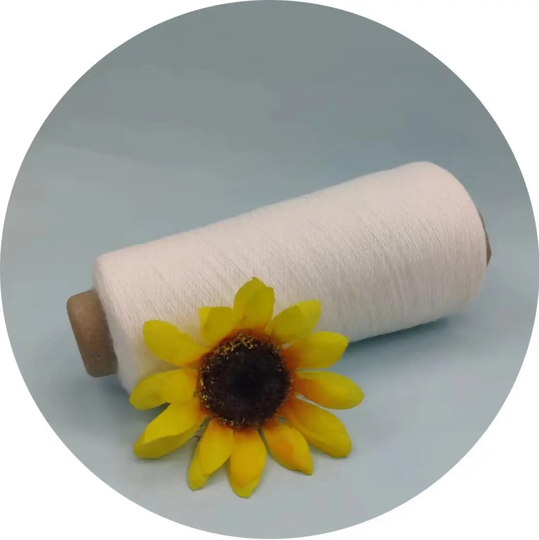 Functional Texteil Yarn Raw White Flame Retardant Viscose Fiber Yarn 100% FR Viscose Yarn for Curtain