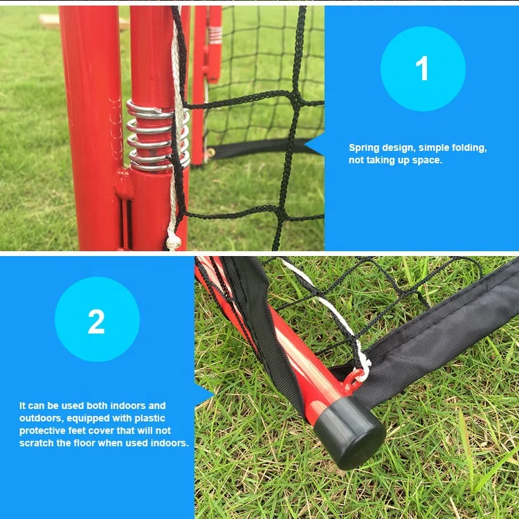 Hot Sale Indoor Outdoor Kids Portable Folding Mini Soccer Football Goal Posts For Kindergarten