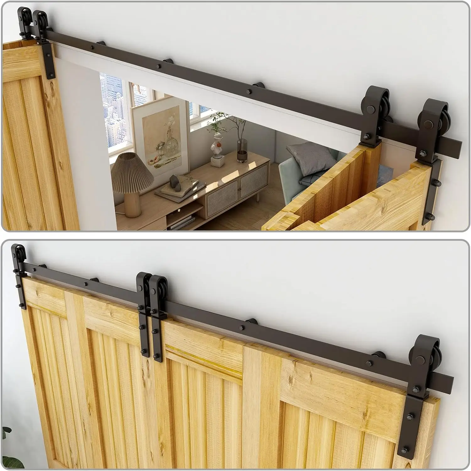 Interior Wooden Sliding Bifold Door Accessory