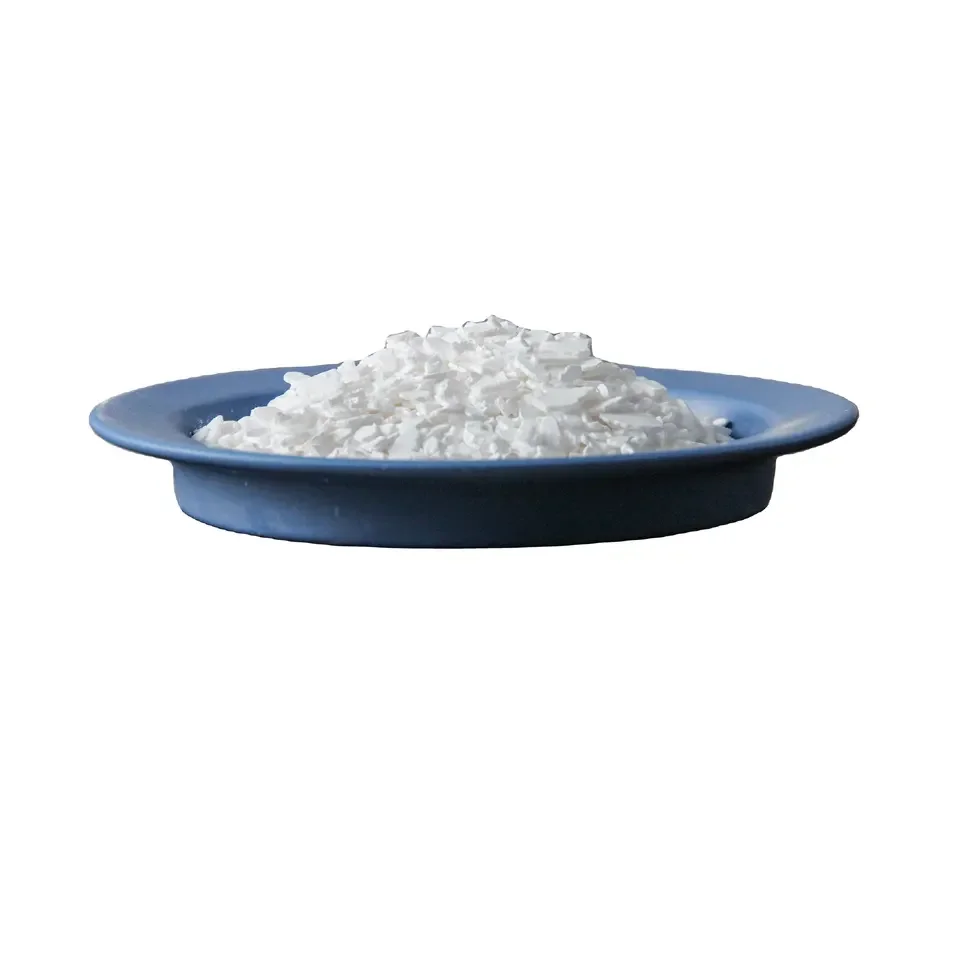 High Quality And Good Price Cacl2 Price 74 77% Calcium Chloride Dihydrate Flakes Industrial Salt