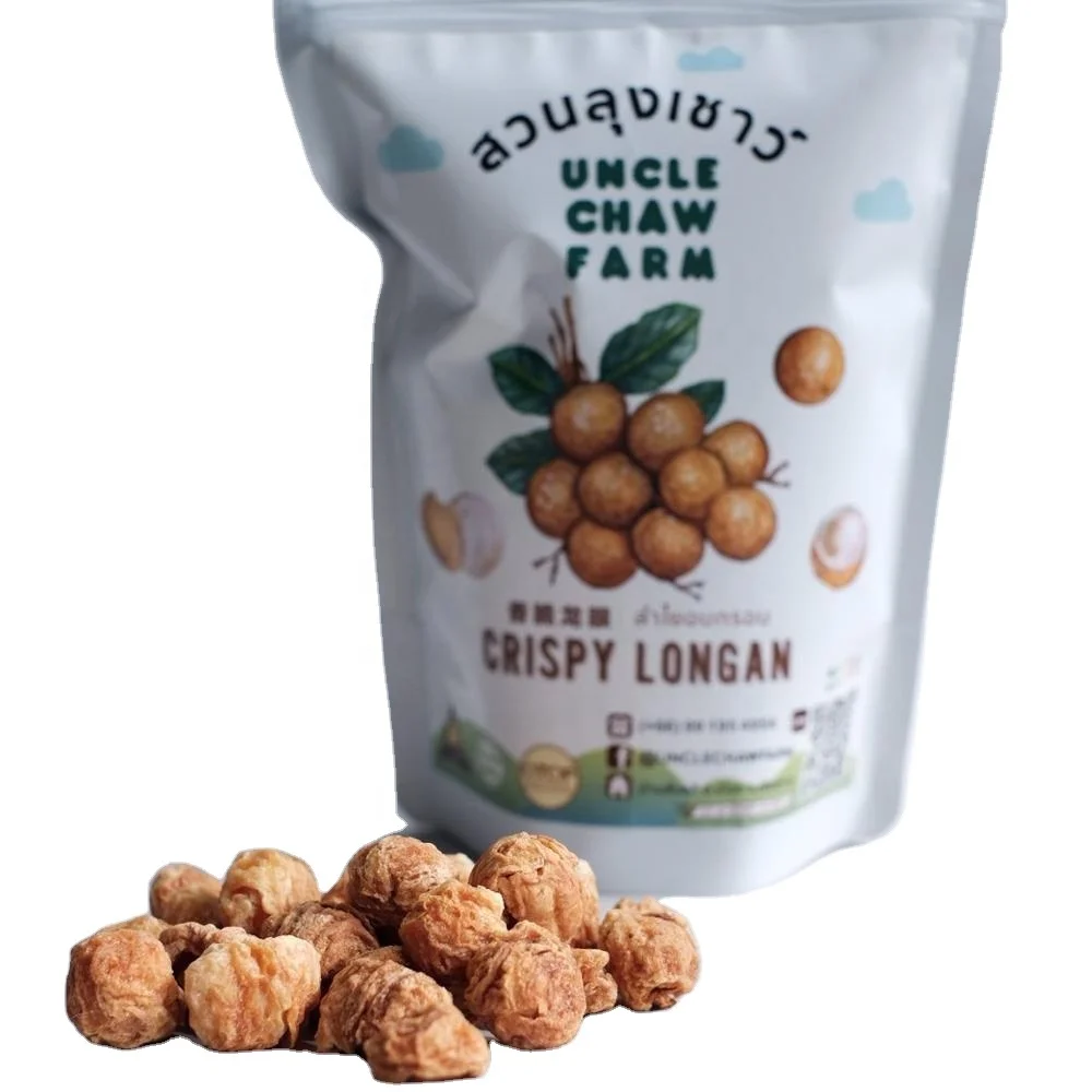 Хрустящие сушеные фрукты Премиум-Качества Longan, закуска 30 г в упаковке (высококачественный сушеный Лонган, хрустящий стиль)