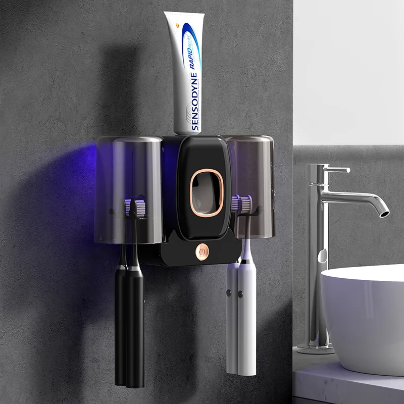 Intelligent toothbrush disinfector sterilization toothbrush holder