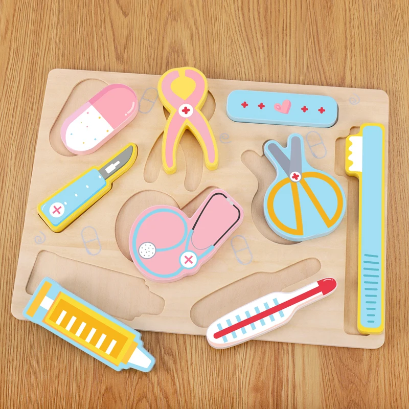 YUCI Wholesale Montessori Wooden Magnetic big Cutting Kitchen & Food Toys Fruit Vegetable Play Set for Kids Pretend Play Game