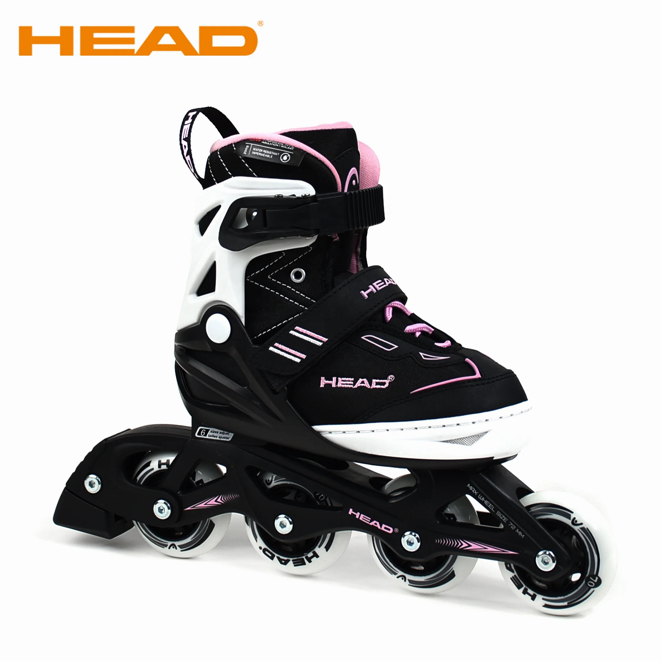 Head Pinky Fashion adult and kids speed skating shoes roller skate inline 4 rubber wheels patines skate