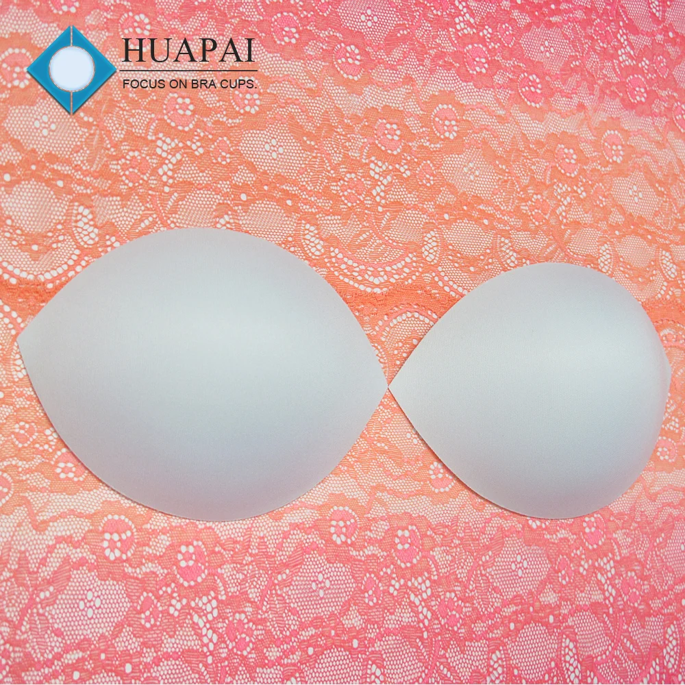 
Pass OEKO TEX Top quality soutien-gorge oval shape padding bra pad in white 