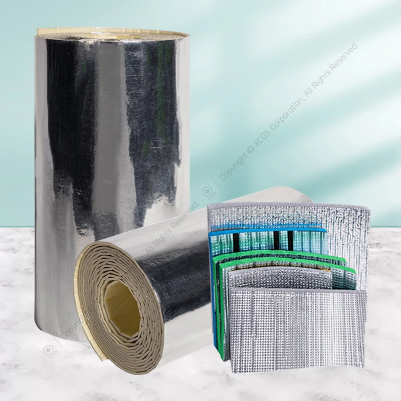 Acoustic Foam Foil Insulation Roll Heat Isolated Core Insulation Box Aluminium Insulation for Epe Foam