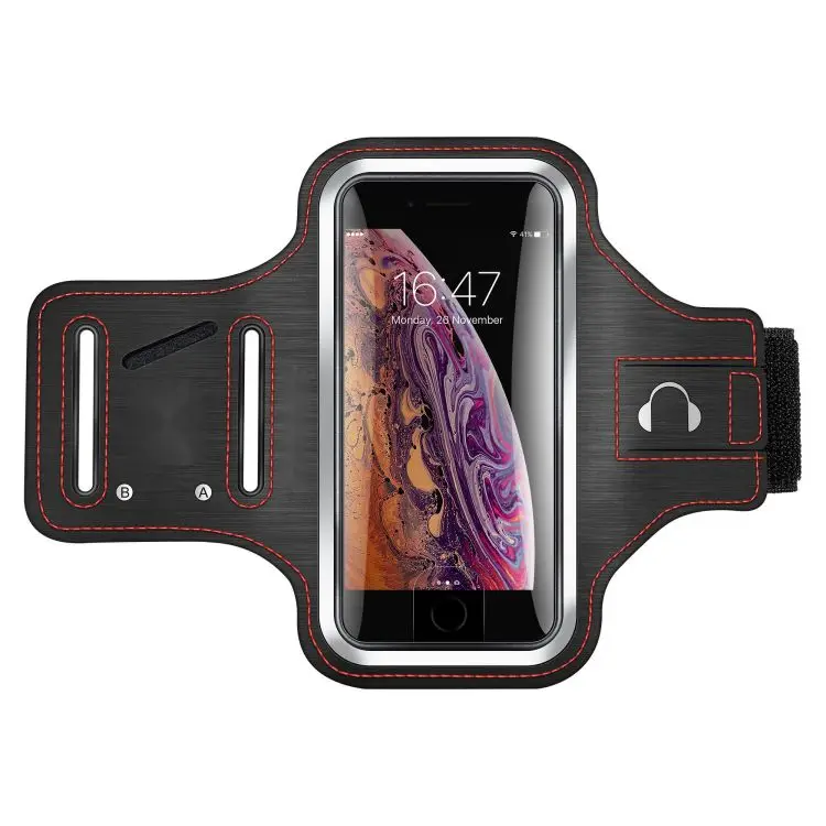 New Sports Running Custom Pu Armband With Logo 6 Inch Reflective Armband Mobile Phone Case Neoprene Case