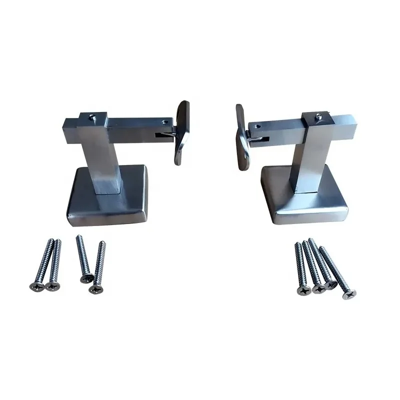 EKOO adjustable stainless steel square mounting bracket stairs staircase railing handrail bracket wall mount