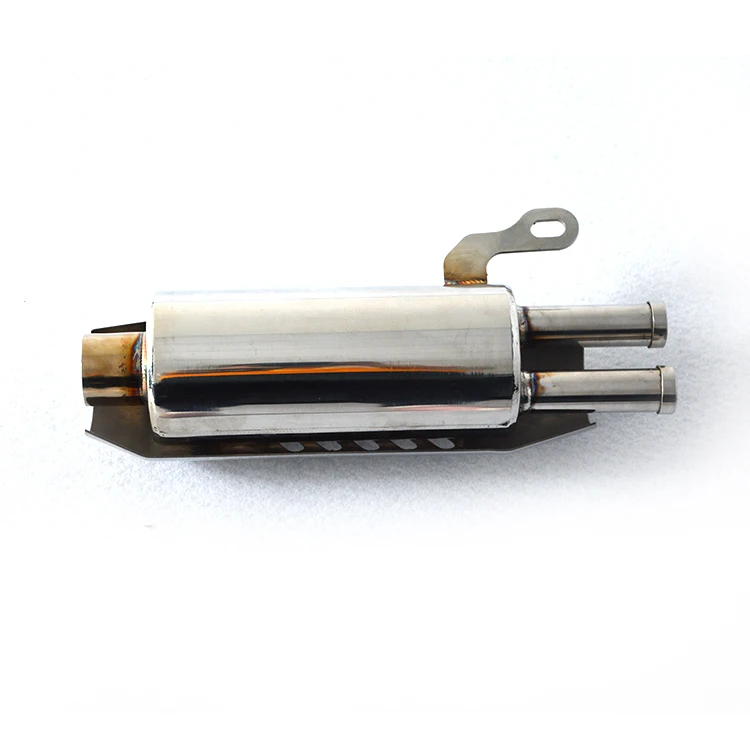 Manufacturer Wholesale Universal Race Round Single Chamber Motorbike Muffler