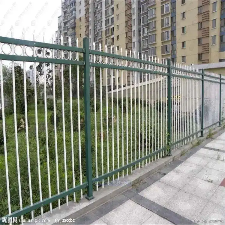Steel Fence Panels Design Zinc Steel Fence Garden Grass Lawn Zinc Steel Fence For Safe Protection