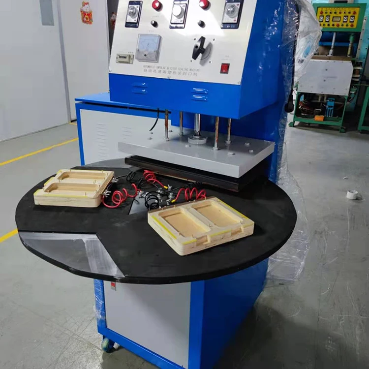 Manual Rotary Blister Card Heat Sealing Packaging Packing Machine For Phone Case