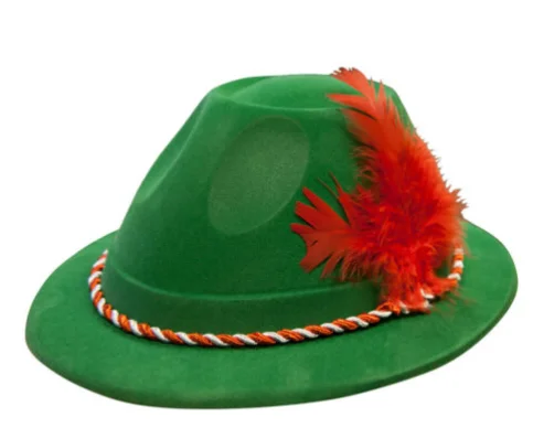 Баварская шляпа для взрослых, модное платье, Октоберфест, мужские и женские аксессуары, новинка