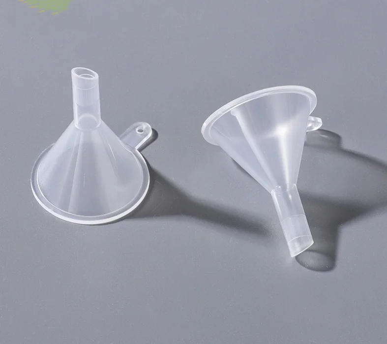 Custom Perfume Funnel PP  Liquid Separator Laboratory Personal Care Toner Rubbing Alcohol Dispensing Funnel