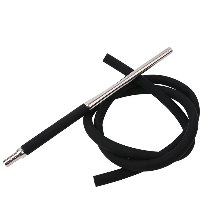 New silicone shisha hose set traditional hookah hose stainless steel wholesale