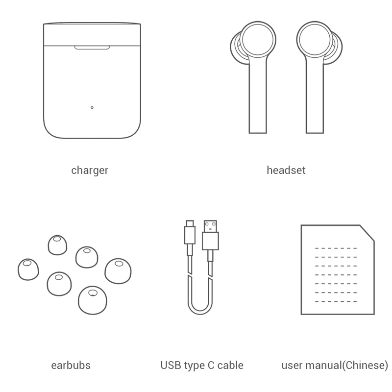 Xiaomi Mi Airdots Pro Earphone TWS Blue tooth 4.2 Earphone White Originals Global Version Wireless